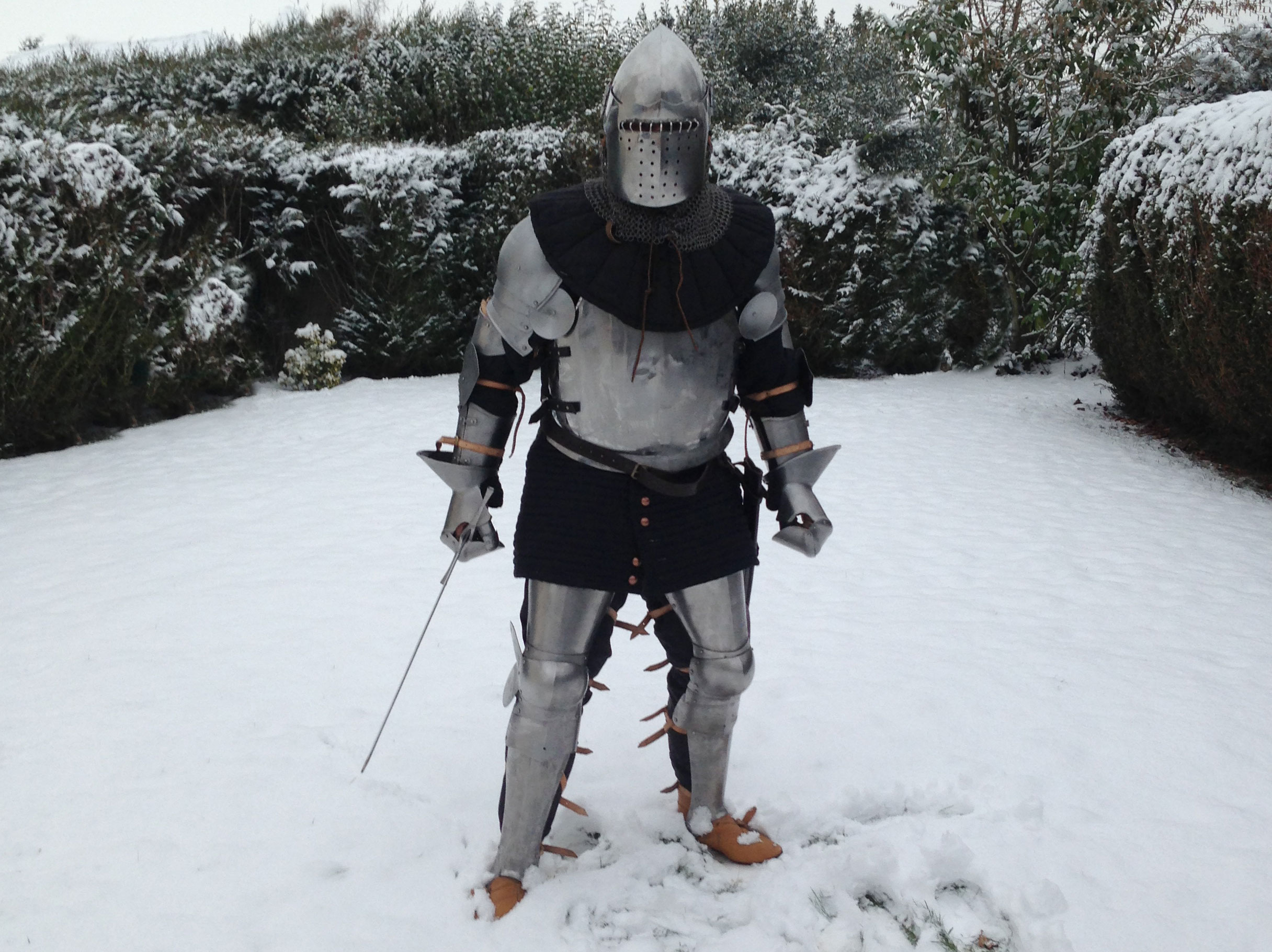 En armure complète